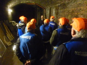 Down at the newly discovered Victorian tunnel