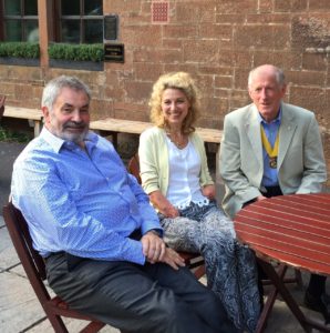 Colin Vooght, Olivia Giles & President Elect, Harry Peters